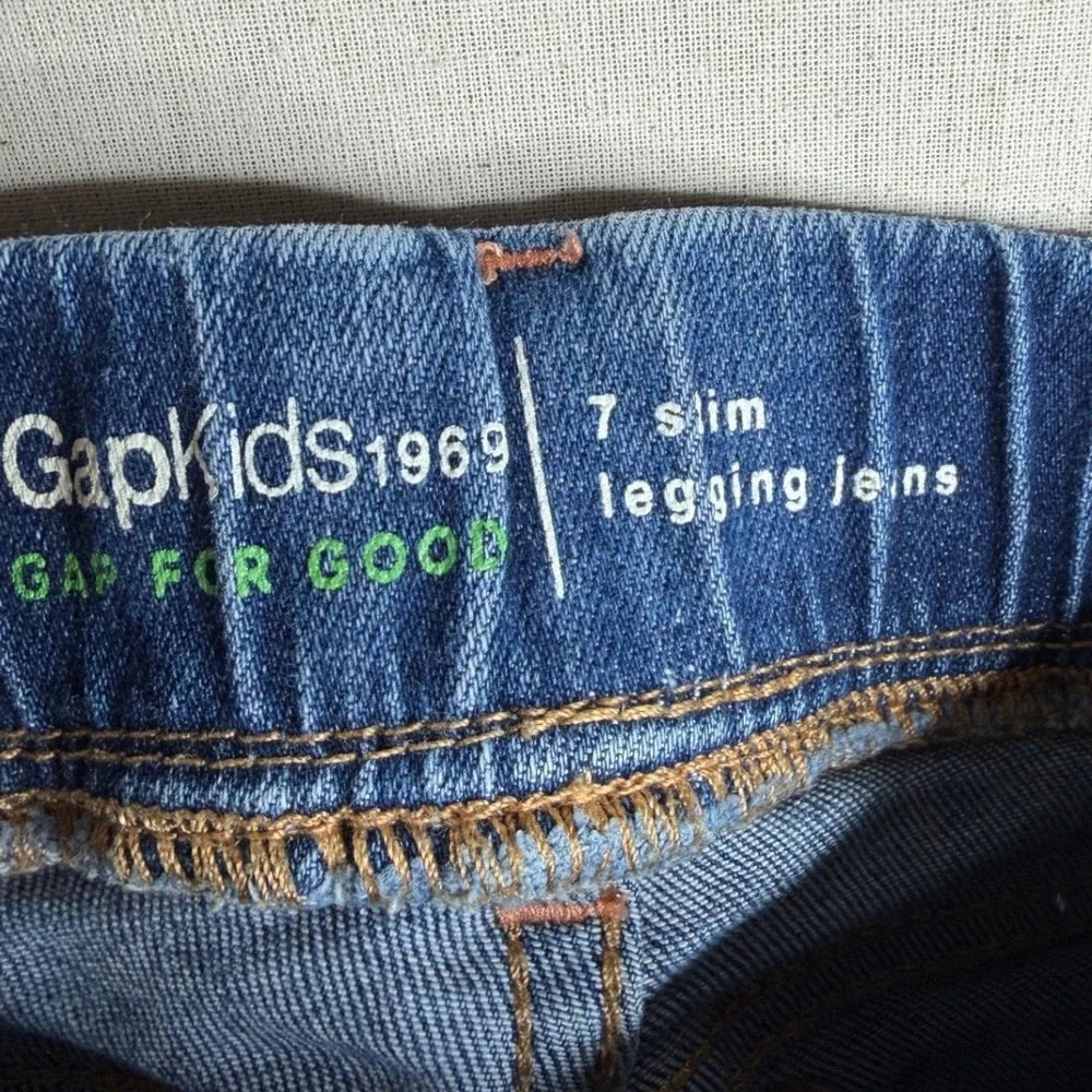 Gap Kids Slim Legging Jeans size 7 Blue‎